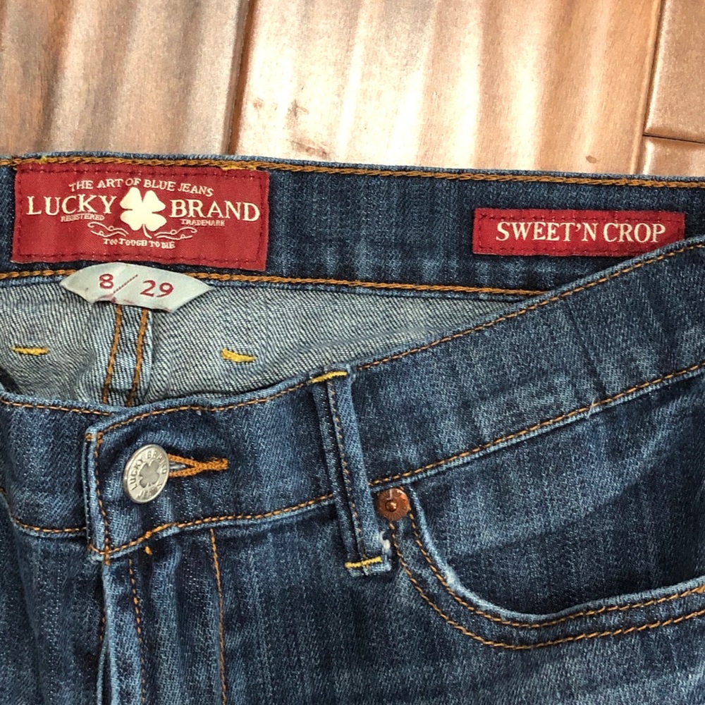 LUCKY BRAND Mid Rise Sweet n Crop Jeans - Picture 4 of 5